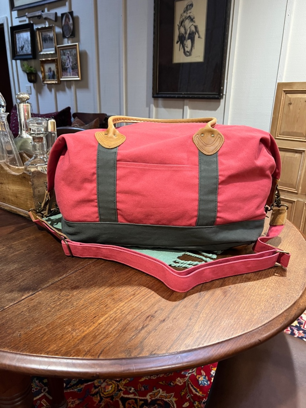 L.L. Bean Boat & Tote Canvas Weekender Duffel